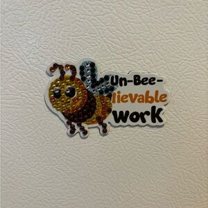 Rhinestone Bee magnet
